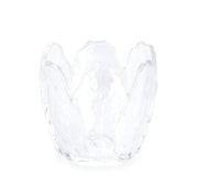 Bizzotto Porta Tealight 1P Harald Natale H 8 Cm D 8,5 Cm Vetro Trasparente