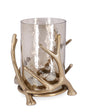 bizzotto bizzotto portacandela di natale sagar h 22 cm d 24 cm oro ean 8051836619531