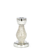 bizzotto bizzotto portacandela di natale twinkle stand h 15 cm d 85 cm vetro argento ean 8051836698833