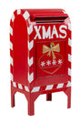 bizzotto bizzotto portalettere natalizia elric rettangolare h 6750 cm metallo rosso bianco ean 8051836502536