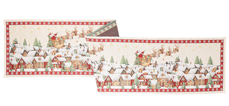 bizzotto bizzotto runner di natale lapland 183 x 33 cm bianco ean 8051836704039