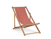Bizzotto Danubio Liegestuhl Terracotta Akazie Teak-Effekt