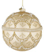 bizzotto bizzotto sfera di natale beloved d 150 mm vetro champagne con brillanti e perle ean 8051836743243