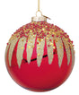 bizzotto bizzotto sfera di natale firework d 100 mm vetro rosso ean 8051836658349