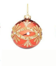 Bizzotto Sfera di Natale Garish D 80 Cm Vetro Rosso