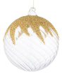 bizzotto bizzotto sfera di natale vortex d 150 mm vetro trasparente oro ean 8051836730335