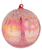 Bizzotto Weihnachtskugel Wink D 150 mm Rotes Glas