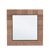 bizzotto bizzotto specchio con cornice alfada 106 x 106 cm legno di noce ean 8051836762138