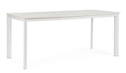 Bizzotto Alcora Weiß Aluminium Sintergranit 180×90