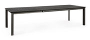 Bizzotto Konnor Ausziehbarer Tisch Anthrazit Aluminium 200–300 cm