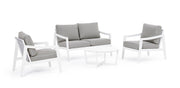 Bizzotto Set 4 Salotto Sirenus Bianco