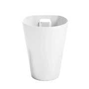 Brevetti WAF Marea Bucket Clear Eimer 5,25 L Reines Acryl Veroglas Weiß