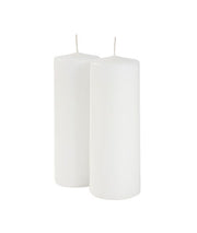 Cereria Di Giorgio Cero D 7 Cm H 25 Cm 2 Pz Bianco