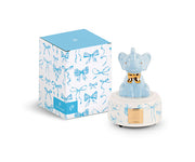 Cupido&Co. Elefantchen Spieluhr Himmelblau mit Schachtel H 120 mm Ideal als Gastgeschenk