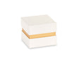 cupidoco cupidoco scatola avorio e oro con inserto elegante confezione regalo per bomboniere 7 x 7 x 6 cm ean 8007402294213