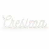 cupidoco cupidoco scritta cresima in legno bianco decorazione per confettate e allestimenti 425 x h 12 cm ean 8007402289578