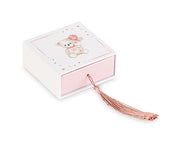 Cupido&Co. Rosabärchen Box mit Einsatz und Nappa 70 x 70 x 30 mm
