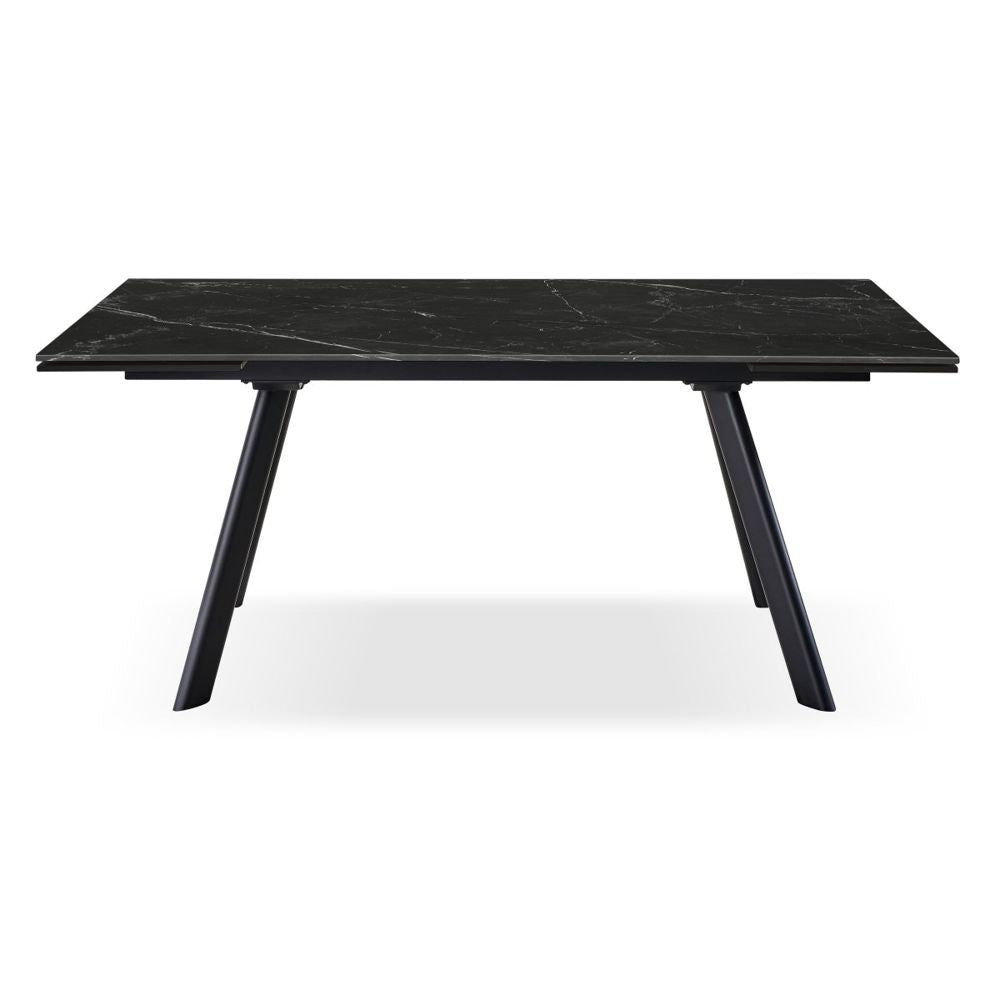 di mo commerciale di mo commerciale tavolo allungabile trevor 160 240 x 90 cm h 75 cm piano in ceramica nero marmorizzato ean 8010402496037
