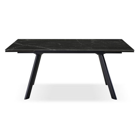 di mo commerciale di mo commerciale tavolo allungabile trevor 160 240 x 90 cm h 75 cm piano in ceramica nero marmorizzato ean 8010402496037