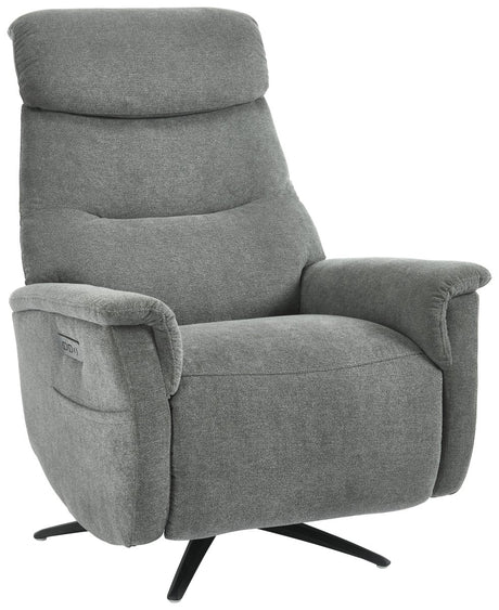 di mo di mo poltrona relax jacquelin in tessuto grigio scuro con regolazione elettrica poltrona comfort recliner ean 8010402506804