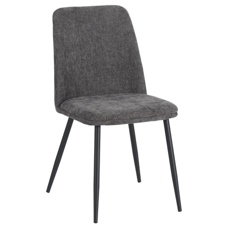 di mo di mo sedia tracy in tessuto grigio scuro 57x45x84 cm design moderno ean 8010402514816