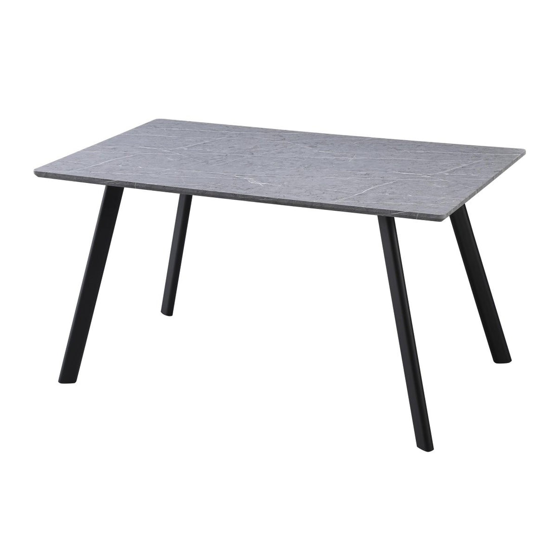 di mo commerciale di mo commerciale tavolo fisso paros 140 x 80 cm h 75 cm piano grigio pietra con gambe in metallo nero ean 8010402496471