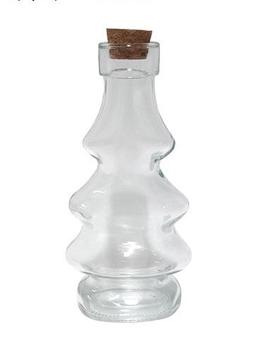 due esse distribuzioni due esse distribuzioni bottiglietta albero di natale con tappo sughero h 155 cm vetro natural ean 8053482247939