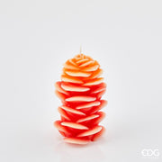 EDG Enzo De Gasperi Kerze Ginger H 16 Cm D 10 Cm Rot Orange