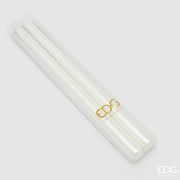 EDG Enzo De Gasperi Candela Stelo 300 x 22 Mm 2 Pz Bianco
