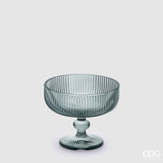 EDG Enzo De Gasperi Rippenbecher H 10 Cm D 12 Cm Farbe Grau 4 Stück