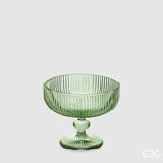 EDG Enzo De Gasperi Rillentasse H 10 cm D 12 cm Farbe Grün 4 Stk