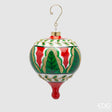 edg enzo de gasperi edg enzo de gasperi addobbo trottola di natale tirolo h 12 cm d 10 cm green red ean 8059824396112
