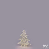 edg enzo de gasperi edg enzo de gasperi albero di natale led pearls 400 microled h 59 cm l 48 cm l 12 cm ip44 light gold ean 8059824546685