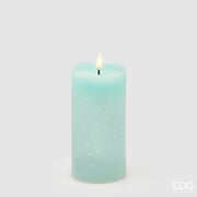 EDG Enzo De Gasperi LED-Kerze Starry mit Moccolo H 15 cm D 7,5 cm IP20 Hellgrün