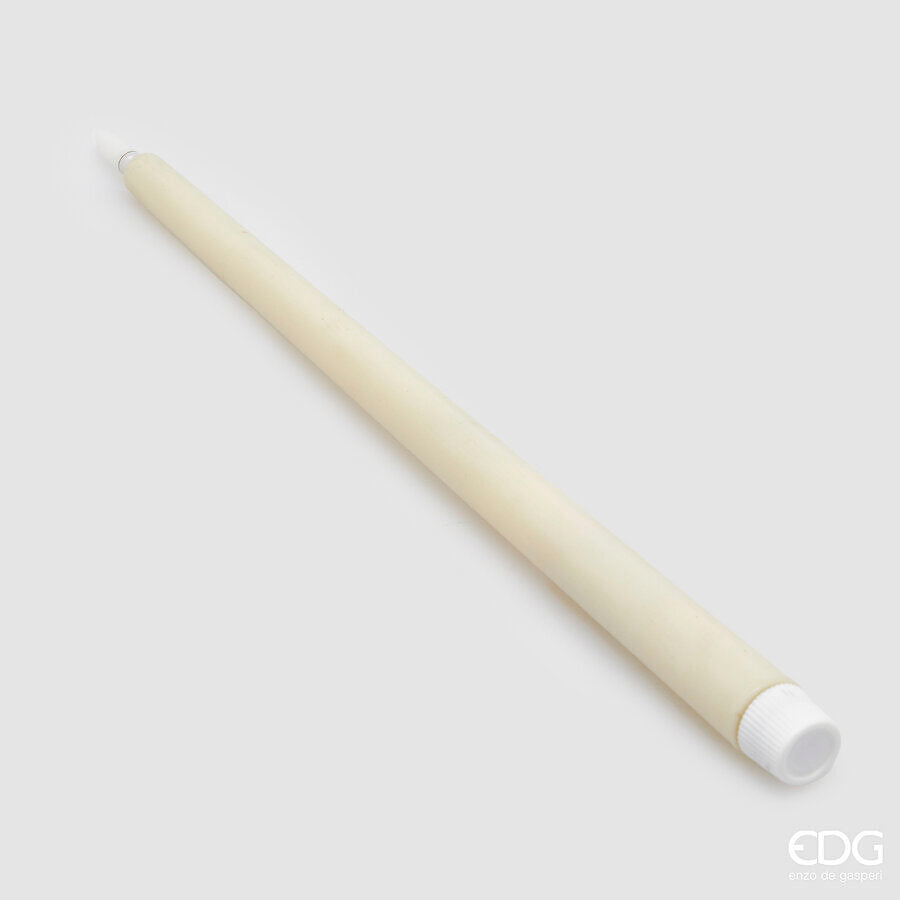 edg enzo de gasperi edg enzo de gasperi candela led touch stelo natale h 34 cm d 22 cm ip20 cf 2 pz ivory ean 8059824579300