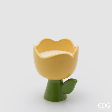 edg enzo de gasperi edg enzo de gasperi candela tulip con profumo h 11 cm d 10 cm amber ean 8059824621757