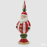 edg enzo de gasperi edg enzo de gasperi contenitore babbo natale h 47 cm d 16 cm white red ean 8059824539472