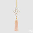 edg enzo de gasperi edg enzo de gasperi decorazione asole di natale con diamanti e nappa h 21 cm rosa ean 8059824281401