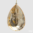 edg enzo de gasperi edg enzo de gasperi decoro diamante goccia di natale da appendere h 23 cm l 16 cm l 10 cm pp champagne ean 8059824534002