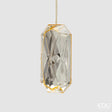 edg enzo de gasperi edg enzo de gasperi decoro diamante rettangolare di natale da appendere h 145 cm l 7 cm l 55 cm pp champagne ean 8059824534989