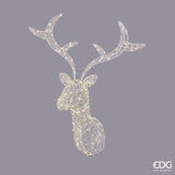 edg enzo de gasperi edg enzo de gasperi decoro renna pearls natale 200 microled h 75 cm l 60 cm l 30 i44 light gold ean 8059824546869