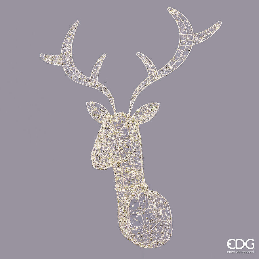 edg enzo de gasperi edg enzo de gasperi decoro renna pearls natale 300 microled h 90 cm l 90 cm l 35 i44 light gold ean 8059824546906
