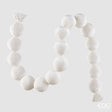 edg enzo de gasperi edg enzo de gasperi festone natalizio 17 palle brillanti avorio 10 cm l180 cm decorazione di natale ean 8059824690913