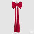 edg enzo de gasperi edg enzo de gasperi fiocco natalizio in velluto h210x80 cm rosso decorazione di natale ean 8059824689597