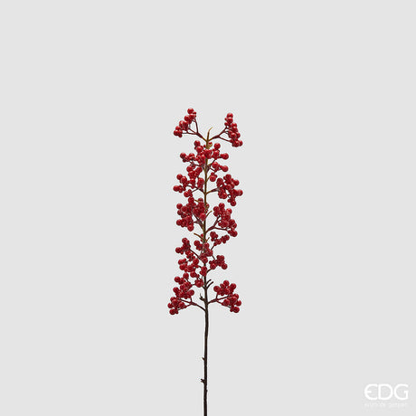 edg enzo de gasperi edg enzo de gasperi ilex bacche ramo natalizio h 60 cm rosso ean 8059824580801
