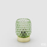 edg enzo de gasperi edg enzo de gasperi lampada da tavolo bubbles rotondo led h 11 cm d 85 cm ip20 scatola regalo verde ean 8059824611093