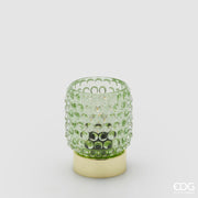 EDG Enzo De Gasperi Tischlampe Bubbles Rund LED H 11 cm D 8,5 cm IP20 Geschenkbox Grün