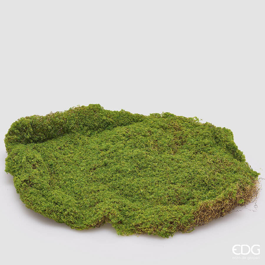 edg enzo de gasperi edg enzo de gasperi muschio zolla artificiale h 5 cm d 40 cm verde ean 8059824617262