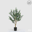 edg enzo de gasperi edg enzo de gasperi olivo con vaso h 129 cm pianta artificiale anti uv verde ean 8059824607621