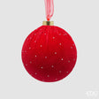 edg enzo de gasperi edg enzo de gasperi palla di natale con brillanti 10 cm rossa addobbo per albero di natale ean 8059824727220